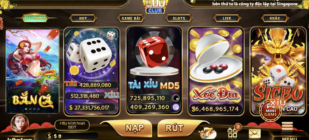 Những nét nổi bật khi tham gia đánh bài đổi thưởng Hit Club