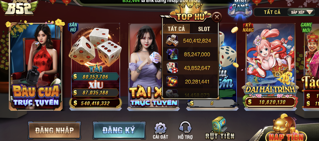 Hướng dẫn cách cài đặt B52 chính thống về máy